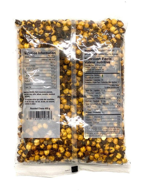 BANSI ROASTED CHANA SALTED400G - apniroots Grocery