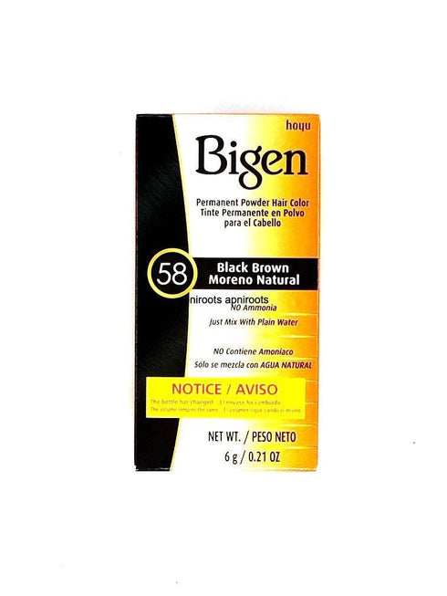 BIGEN COLOUR_58_BLACKBROWN - apniroots Grocery