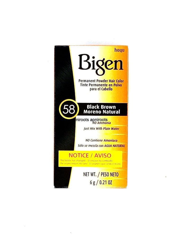 BIGEN COLOUR_58_BLACKBROWN - apniroots Grocery