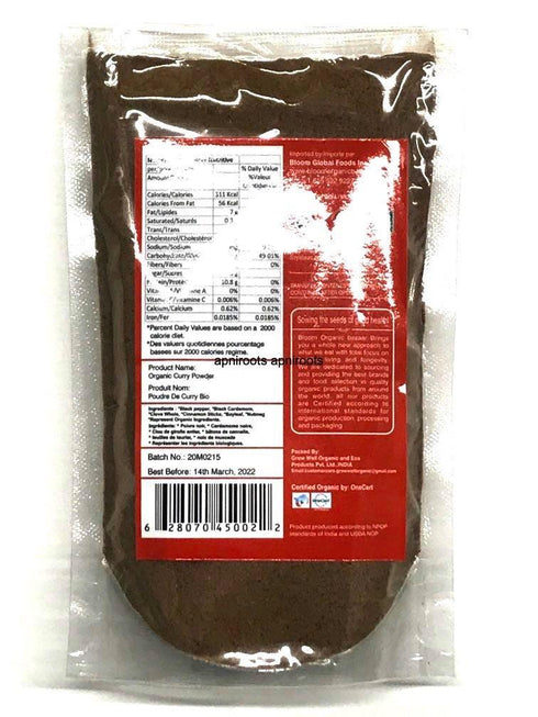 BLOOM ORG GARAM MASALA 100GM - apniroots Grocery