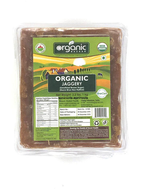 Bloom Organic Bazaar - Jaggery Gur - 1kg - apniroots Grocery