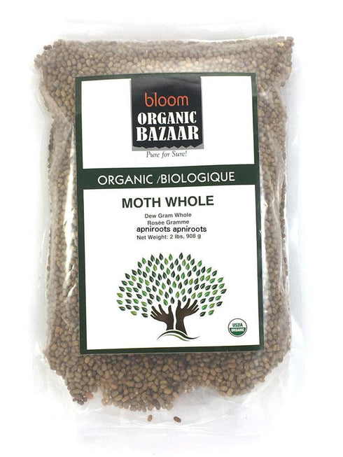Bloom Organic Bazaar - Moth Whole - 908gm - apniroots Grocery