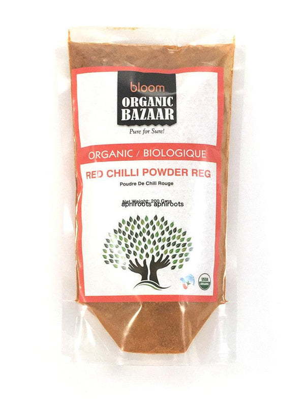 Bloom Organic Bazaar - Red Chilli Powder Reg - 200gm - apniroots Grocery