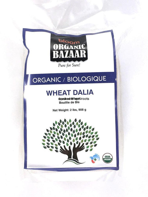 Bloom Organic Bazaar - Wheat Dalia Whole - 908gm - apniroots Grocery