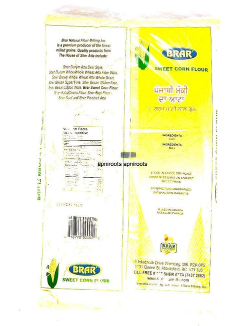BRAR CORN FLOUR 8LB - apniroots Grocery