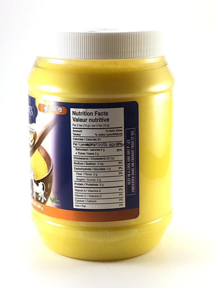 Brar Pure Desi Ghee Clarified Butter 800gm by at apniroots Indian