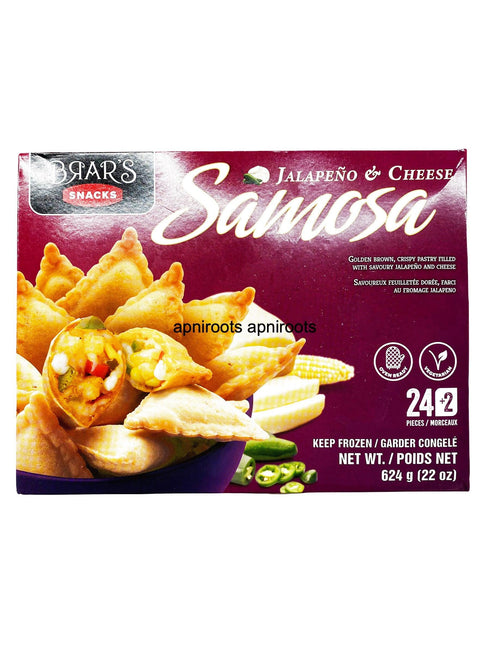 BRAR'SSAMOSA JLPNO&CHEESE624GM - apniroots Grocery