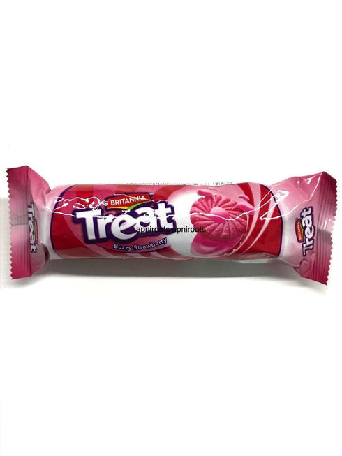 BRITANNIA TREAT STRAWBERRY120G - apniroots Grocery