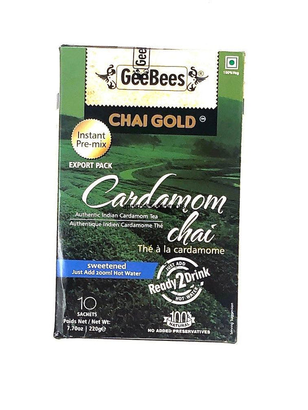 CHAI GOLD CARDAMOM TEA 220GM - apniroots Grocery