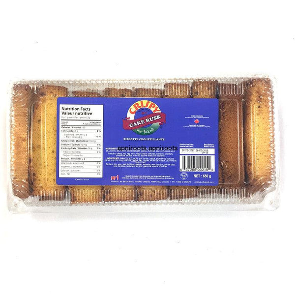 Crispy - Cake Rusk Biscotte - 650gm - apniroots Grocery