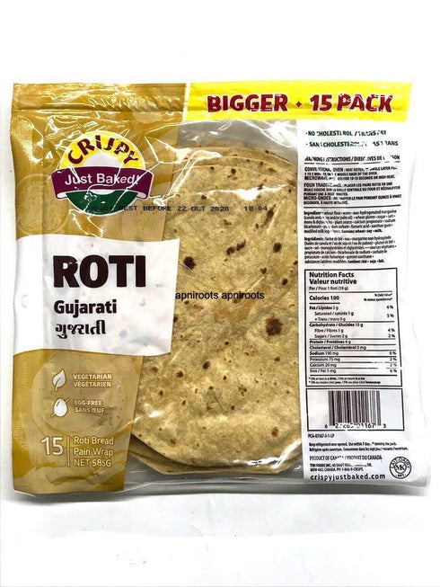 CRISPY GUJRATI ROTI 15PK (585G - apniroots Grocery