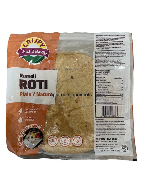 CRISPY ROTI RUMALI 600GM - apniroots Grocery