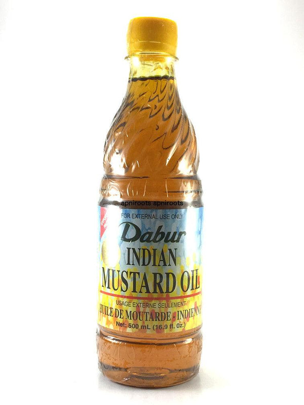 Dabur - Indian Mustard Oil Sarson - 500ml - apniroots Grocery
