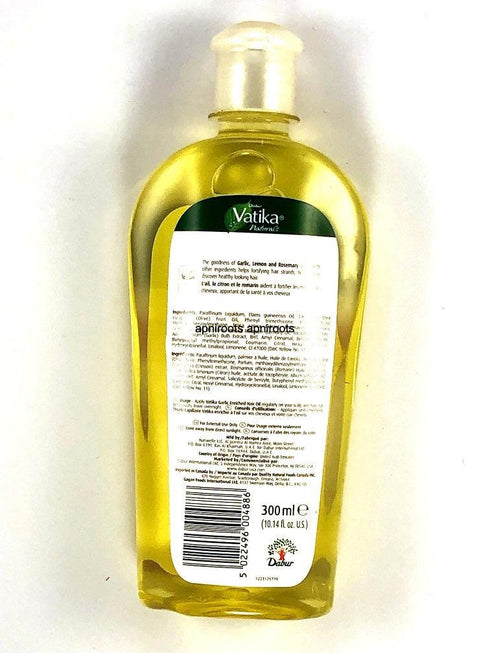 DABUR VATIKA GARLIC HAIR OIL 300ML - apniroots Grocery
