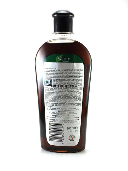 Dabur - Vatika Naturals Black Seed Hair Oil - 300ml - apniroots Grocery