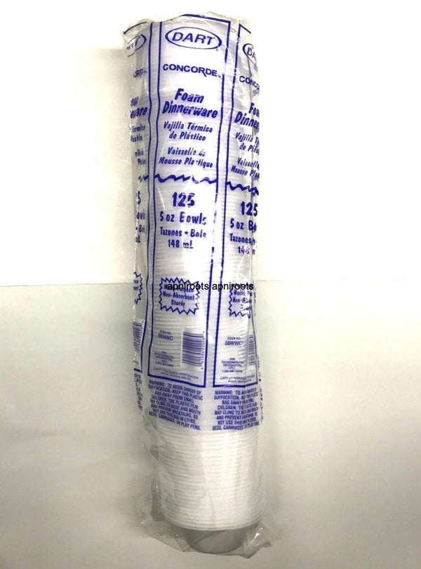 DART BOWLS 5OZ 125PC - apniroots Grocery