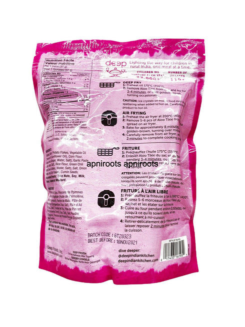 DEEP ALOO TIKKI 400GM - apniroots Grocery