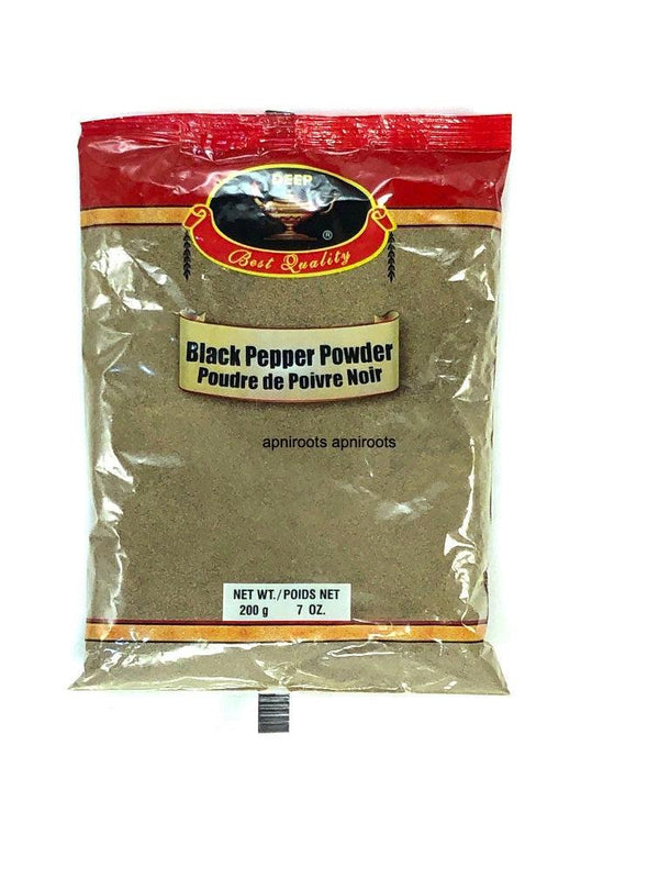 DEEP BLACK PEPPER POWDER 200G - apniroots Grocery