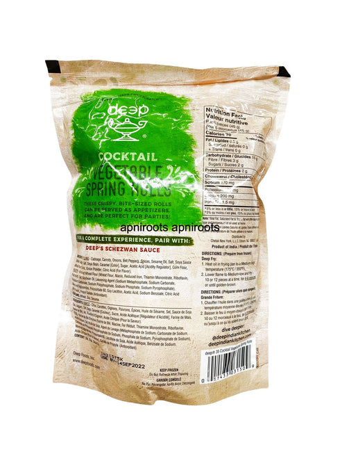 DEEP COCKTAILSPRINGROLLS 315GM - apniroots Grocery