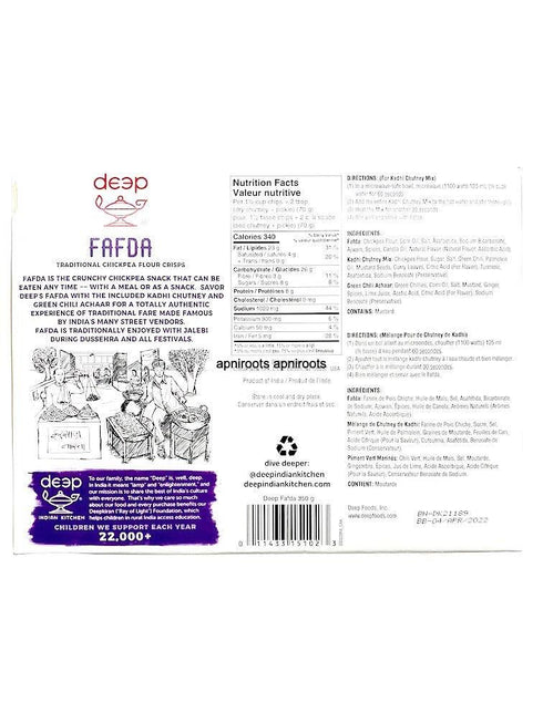 DEEP FAFDA 350G - apniroots Grocery