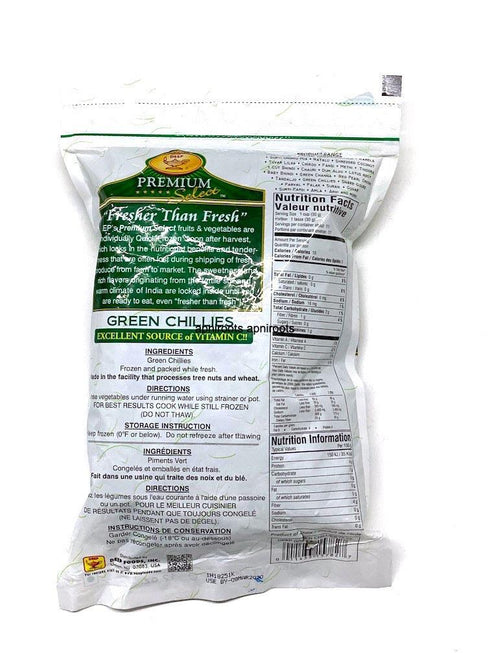 DEEP GREEN CHILLIES 340 G - apniroots Grocery
