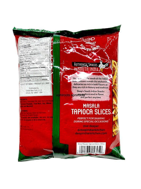DEEP MASALA TAPIOCA SLICES 200 - apniroots Grocery