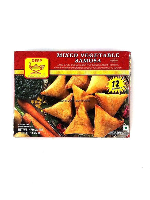 DEEP MIXED VEG SAMOSA 12PC - apniroots Grocery