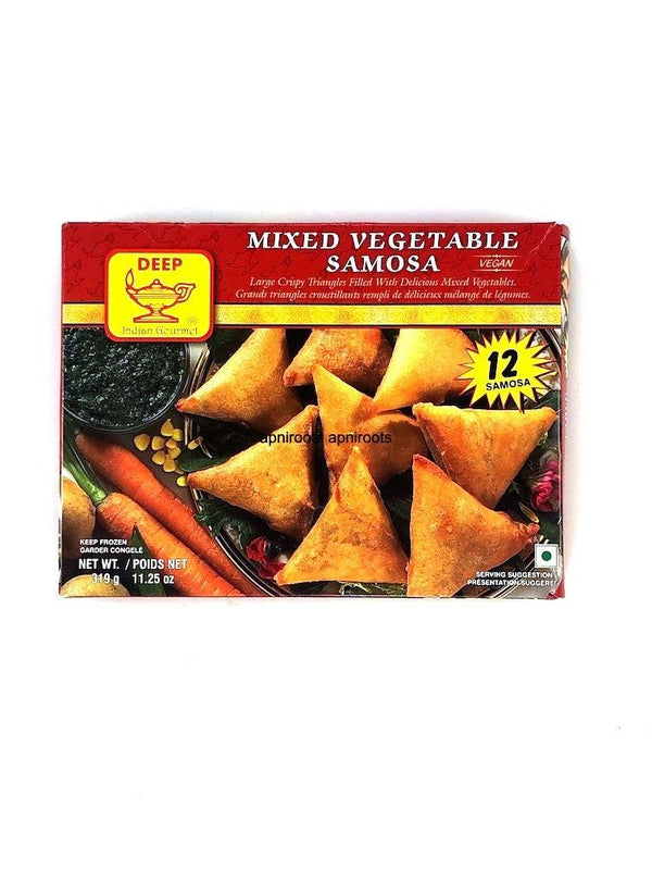 DEEP MIXED VEG SAMOSA 12PC - apniroots Grocery