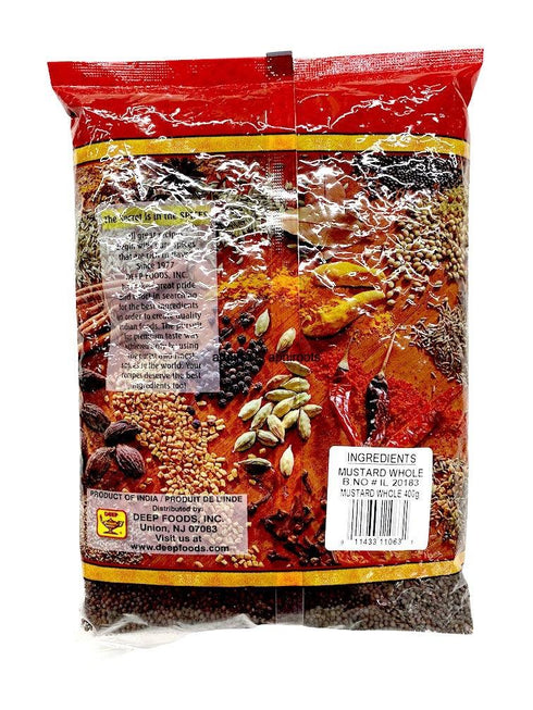 DEEP MUSTARD SEEDS 400GM - apniroots Grocery