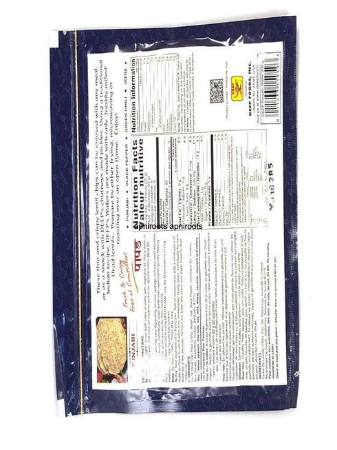 DEEP PUNJABI WAFER PAPAD - apniroots Grocery