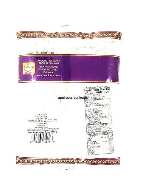 DEEP SOYA BEAN FLOUR 2LB - apniroots Grocery