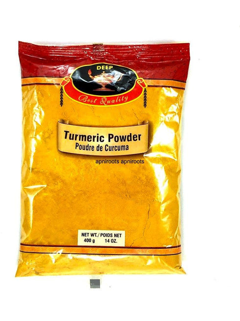 DEEP TURMERIC POWDER HALDI (400G) - apniroots Grocery