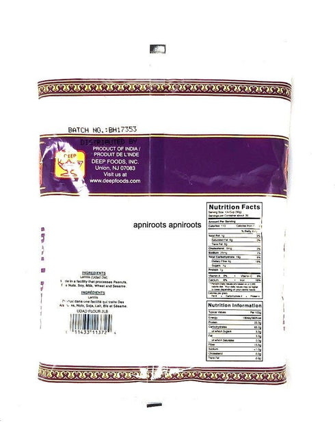 DEEP URAD FLOUR 2LB - apniroots Grocery