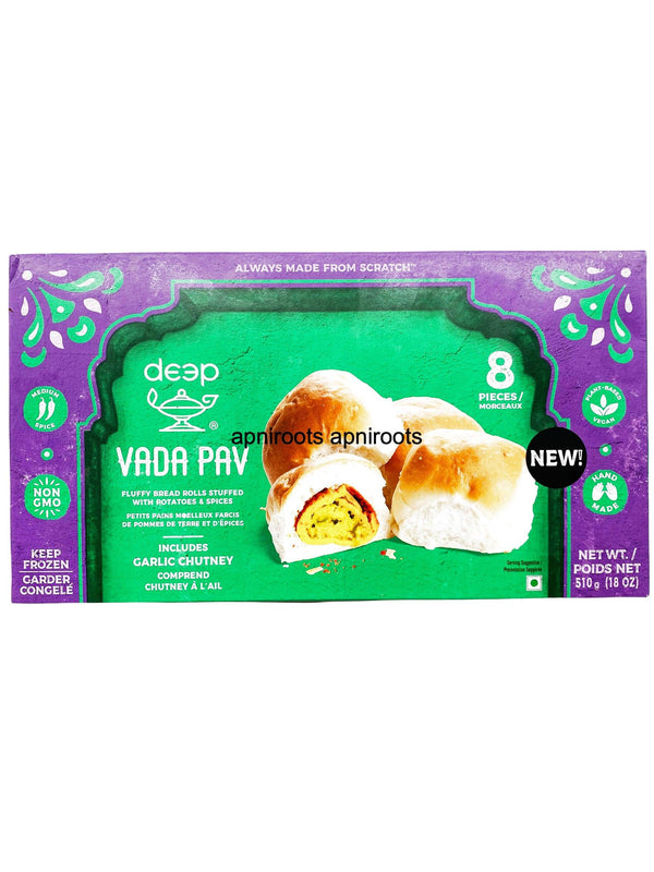 DEEP VADA PAV 510GM(8PCS) - apniroots Grocery