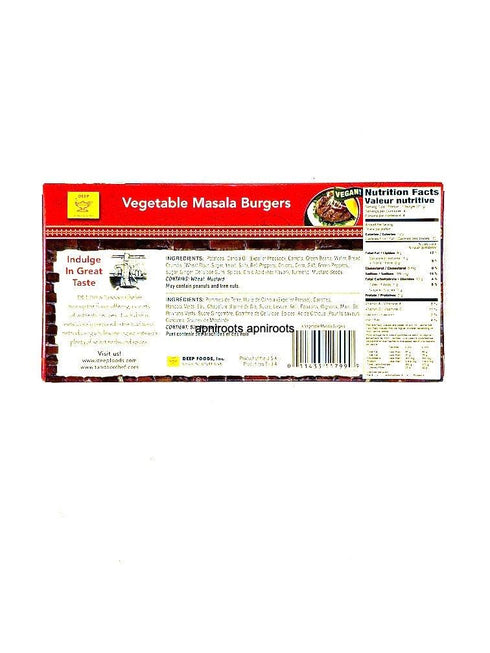 DEEP VEG MASALA BURGER - apniroots Grocery