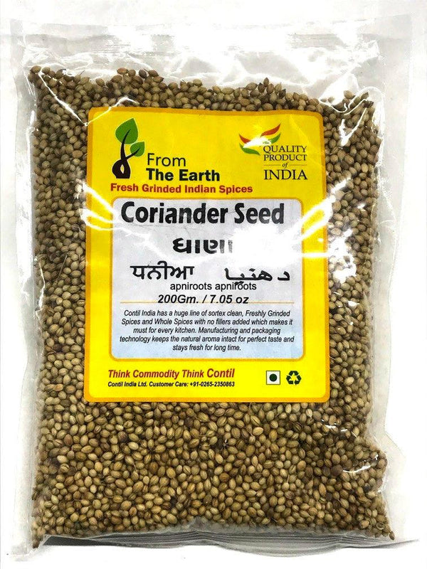 EARTH CORIANDER SEED 200GM - apniroots Grocery