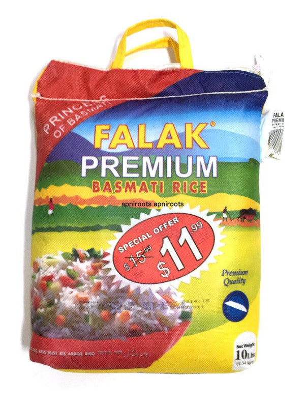 Falak - Basmati Rice - 10lb - apniroots Grocery