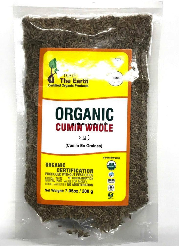 FTE ORG CUMIN WHOLE 200GM - apniroots Grocery