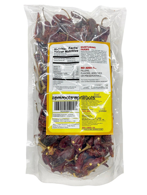FTE ORG. RED CHILLI WHOLE 200G - apniroots Grocery