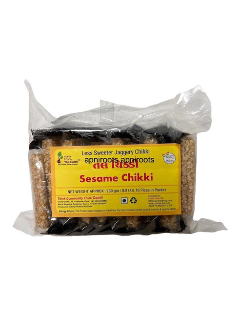 FTE SESAME CHIKKI 250GM - apniroots Grocery