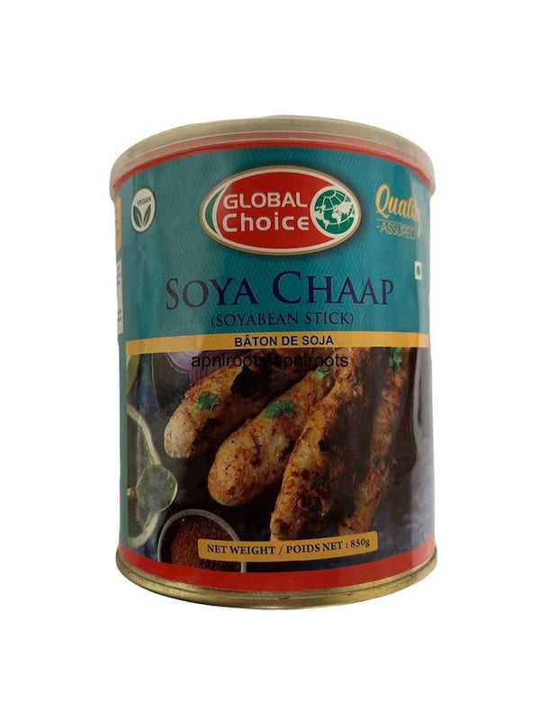 GLOBAL CHOICE SOYA CHAAP800GM - apniroots Grocery