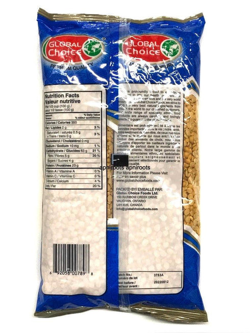 GLOBAL TOOR DAL 2LB - apniroots Grocery