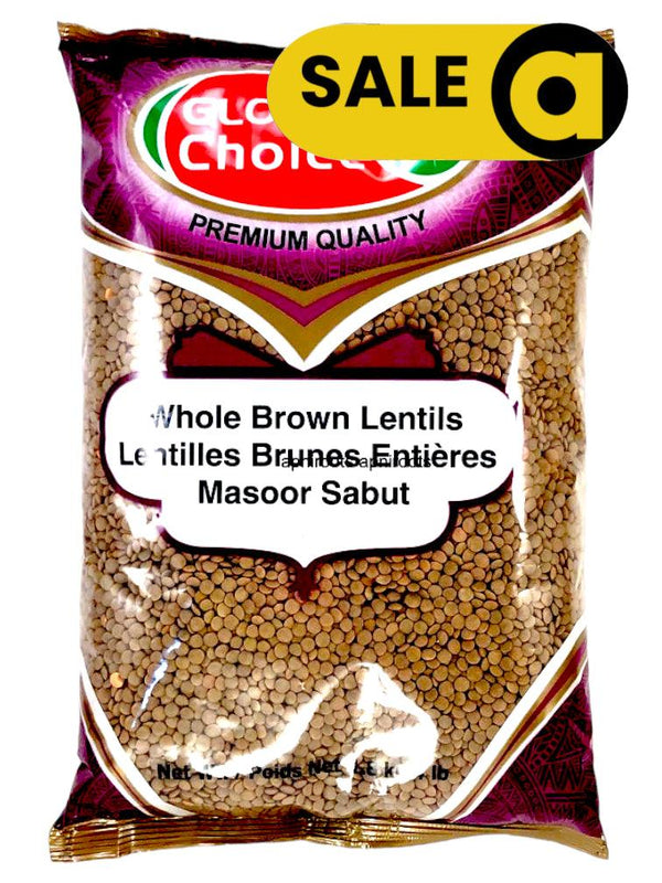 GLOBAL WHOLE MASOOR 4 LB - apniroots Grocery