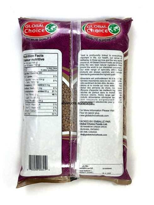 GLOBAL WHOLE MASOOR 4 LB - apniroots Grocery