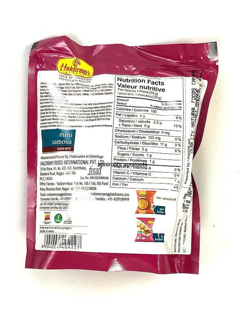 HALDIRAM MINI SAMOSA 150G - apniroots Grocery