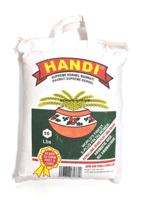 Handi - Basmati Rice (WHITE)- 10lb - apniroots Grocery