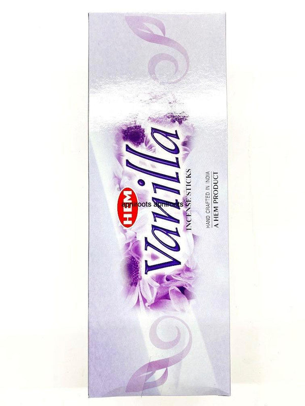 HEM VANILA INCENSE STICKS 6PK - apniroots Grocery
