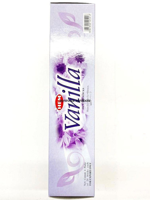 HEM VANILA INCENSE STICKS 6PK - apniroots Grocery