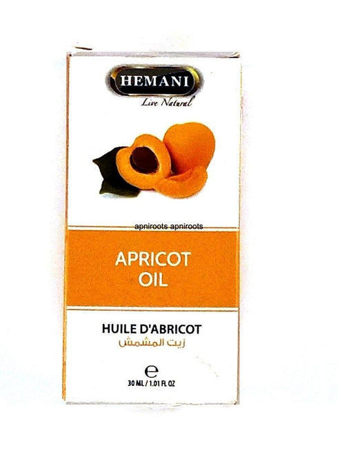 HEMANI_APRICOT OIL-30ML - apniroots Grocery