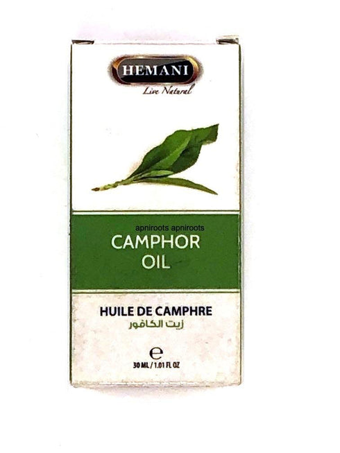 HEMANI CAMPHOR OIL30ML - apniroots Grocery